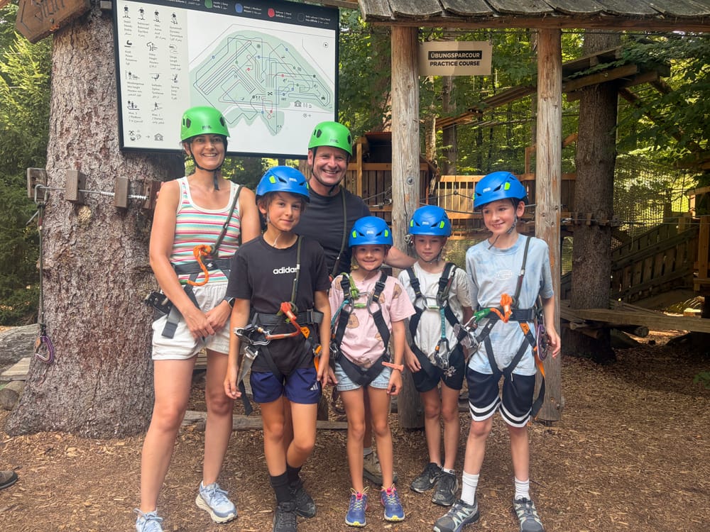 Day 44 - Tarzan Swings, Tightropes, and 10-Meter Drops