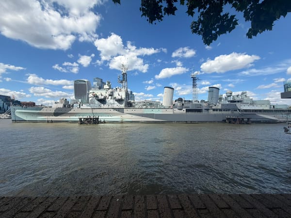 Day 8: Hyde Park Adventures, Norwegian Friends, and Life Aboard the HMS Belfast