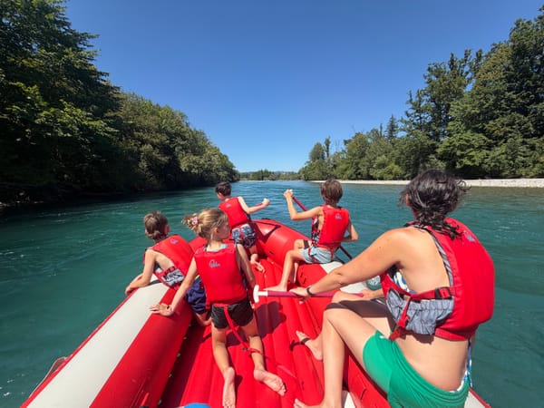 Day 36: The Ultimate Aare River Float, Bears, and Burgers
