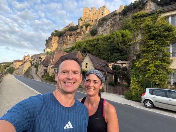 Day 72: Riverside Runs, Sarlat Traffic, and the Great Bakery Drought